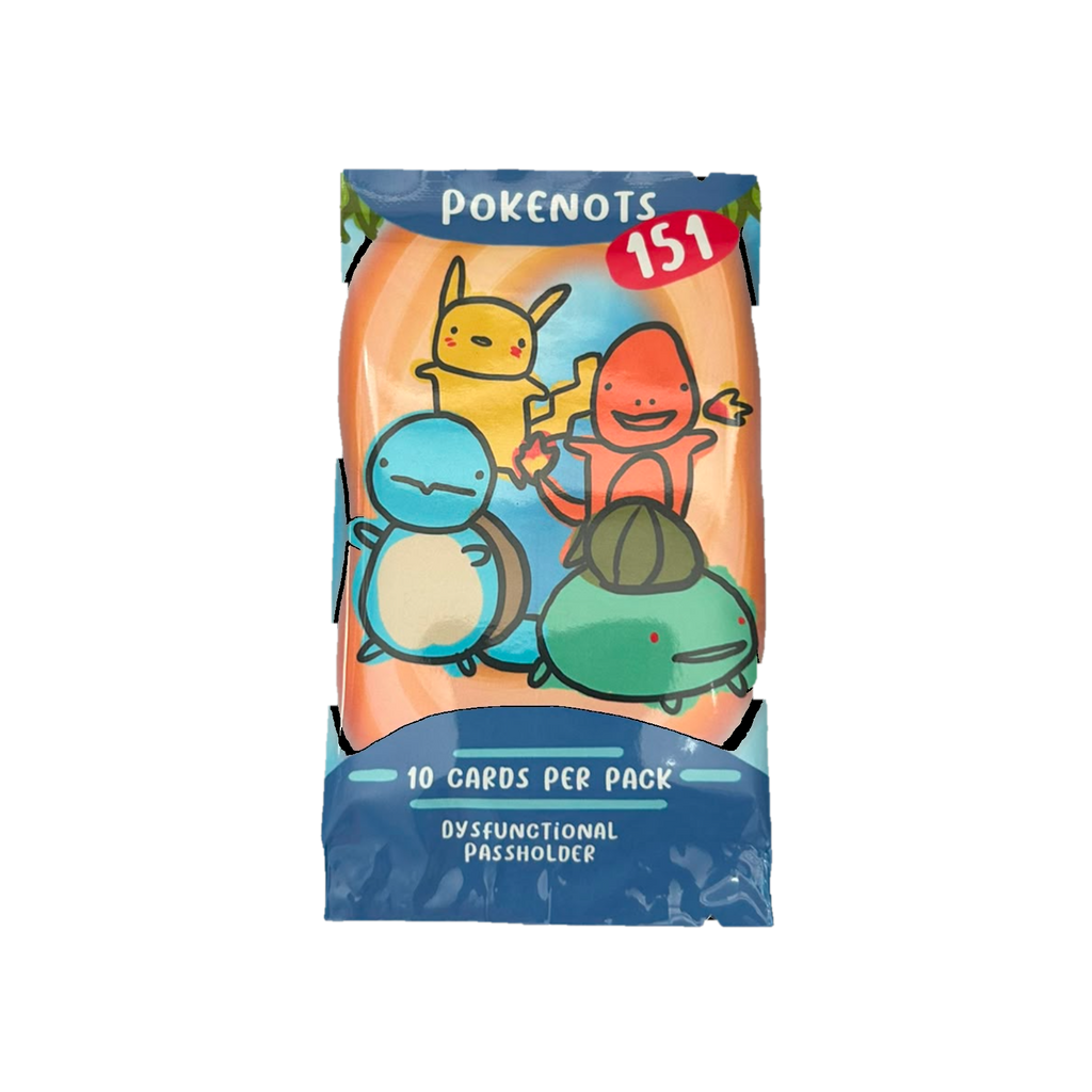 Pokenots 151 sealed booster pack - front