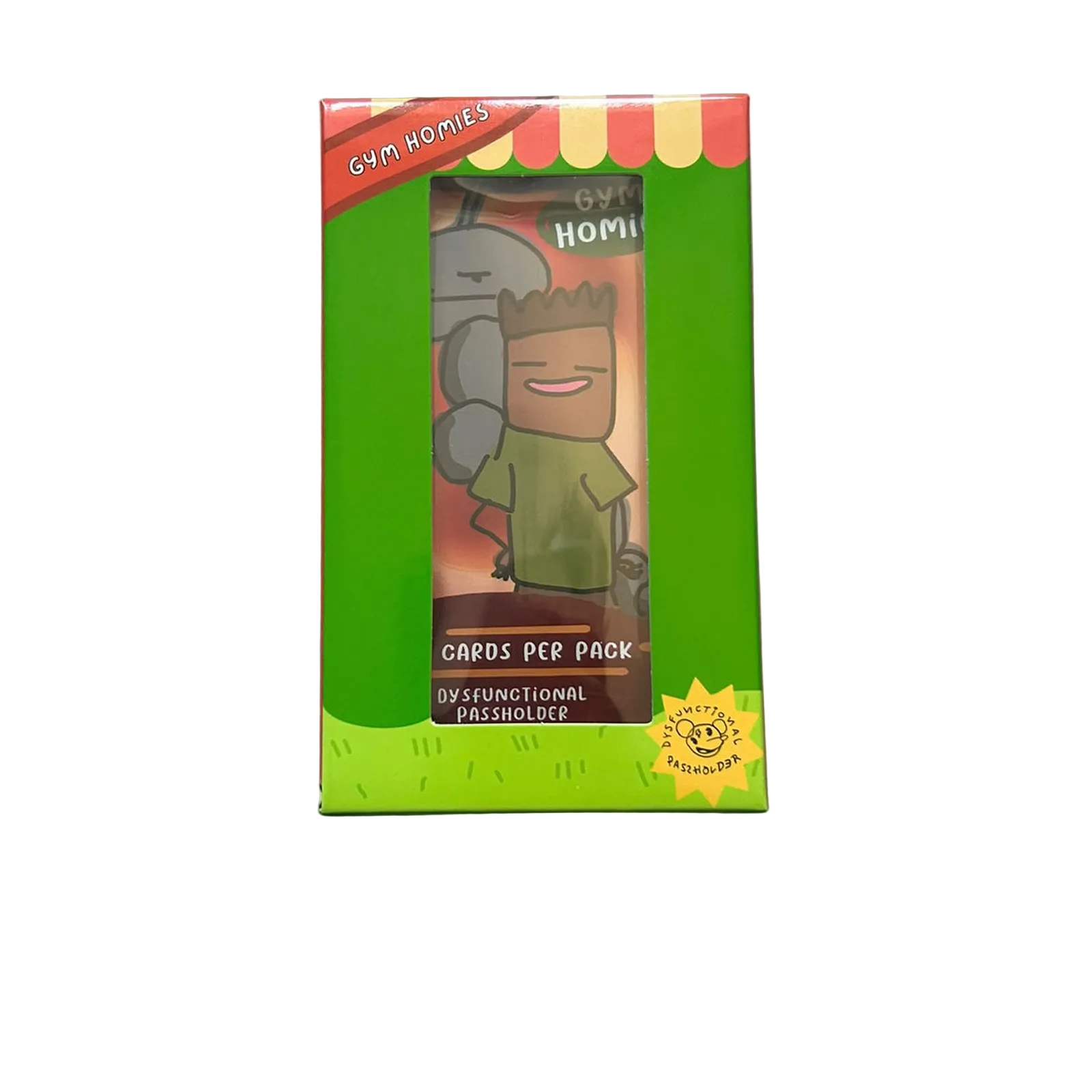 Pokenots Gym Homies windowed retail box - front