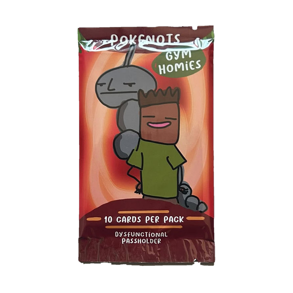 Pokenots Gym Homies sealed booster pack - front