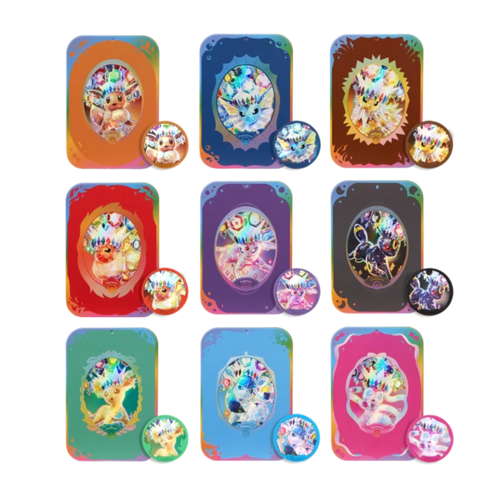 Eeveelution gift tin - all styles